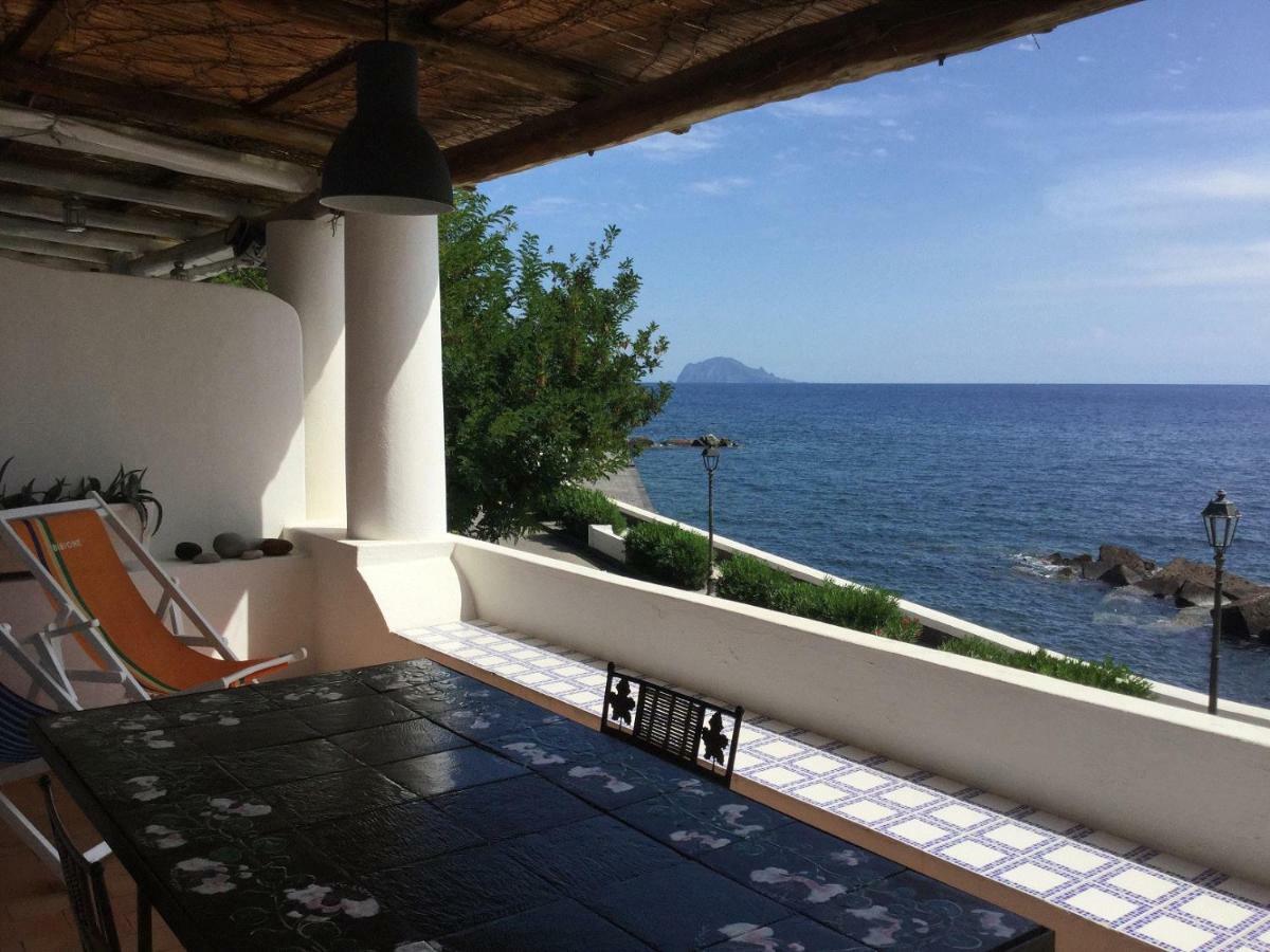 Apartament La Terrazza Sul Mare Santa Marina Salina Zewnętrze zdjęcie